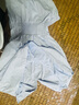 自巧150cm小個子高級藍色氣質(zhì)襯衫連衣裙女夏季新款收腰a字裙22ZQ2179 靜謐藍 XS 曬單實拍圖