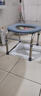 家用老人坐便椅折疊廁所衛生間坐便凳孕婦加固馬桶架子可移動(dòng)防滑蹲便器 調節款不帶桶+加厚坐墊 曬單實(shí)拍圖