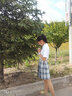 【JK制服官方】元氣少女jk制服裙正版女套裝學(xué)生裝學(xué)院風(fēng)日系女裝jk制服少女校供感全套 溫柔一刀+短袖襯衫+領(lǐng)花 S【尺碼偏小】 曬單實(shí)拍圖