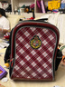 UnMeunme兒童禮物 小學(xué)生書(shū)包男1-3-6年級初中女韓版減負兒童背包 3-初中紅格3253(大款) 曬單實(shí)拍圖