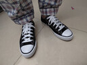 回力男鞋帆布鞋男男女經(jīng)典透氣輕便學(xué)生休閑鞋經(jīng)典時(shí)尚情侶款布鞋男 黑色 44 曬單實(shí)拍圖