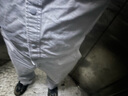 梵可梵夏季純棉工作服套裝男女款長袖透氣薄款夏裝全棉勞保廠服電焊工服 淺灰色長袖套裝+反光條 L /170【男碼】 曬單實(shí)拍圖