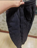 鴨鴨羽絨褲女秋冬季新款鴨絨衛褲高腰顯瘦彈力工裝棉褲休閑哈倫褲 黑色 L 曬單實(shí)拍圖