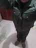 左斯客勞保服工作服男裝套裝秋冬季加絨電焊防焊工作服裝工裝冬天工地 A29-A款軍綠純棉加絨 180(適合150-170斤) 曬單實(shí)拍圖