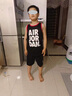 Jordan 耐克童裝男女童夏季運動(dòng)短褲Nike兒童針織褲子 37正黑色 150(M)  曬單實(shí)拍圖