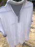 啄木鸟（TUCANO）短袖t恤男纯色polo打底衫商务时尚休闲百搭上衣男装白色4XL 实拍图