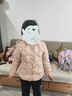 鴨鴨兒童羽絨服輕薄內(nèi)搭男女童秋冬季新款內(nèi)膽保暖中大童裝外套KX 藕粉色 150 曬單實拍圖