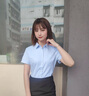 伊婭莎短款西裝套裝女夏薄款休閑雙排扣小個子西服外套女神范氣質(zhì)工作服 單件杏色西裝 XL 建議115-125斤 曬單實拍圖