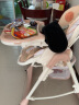 爱音（Aing）AING爱音宝宝餐椅欧式儿童多功能可折叠便携式吃饭桌椅座椅C002X C002X 阳光田园粉【送置物筐】 实拍图