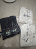 卡賓男裝 潮流國(guó)風(fēng)刺繡針織衫秋新款寬松毛衣舒適休閑線 煤黑色01 XL /180/52 曬單實(shí)拍圖