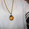 琉璃楞嚴(yán)咒吊墜掛件符結(jié)緣六字真言轉(zhuǎn)運(yùn)男女項(xiàng)鏈飾品 琉璃楞嚴(yán)咒+五彩繩（透明裝） 曬單實(shí)拍圖