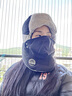 允娜冬季滑雪帽戶外護(hù)耳防風(fēng)雷鋒帽子男棉帽保暖飛行員騎車防寒保暖帽 黑色（單個(gè)帽子） 曬單實(shí)拍圖