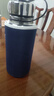 杯套 保護(hù)套 通用保溫杯玻璃杯隔熱防燙帶提繩水杯套 350ml-500ml 大號深藏藍(lán) 曬單實拍圖