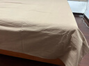 海瀾之家（HLA）床單床罩單件100%全棉水洗棉純棉單人學(xué)生宿舍家用床上用品 【純棉40支】橄欖咖 200*230cm全棉床單 曬單實拍圖