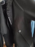 I'M DAVID冲锋衣外套男春秋冬季工装户外加绒加厚夹克运动宽松 黑 3XL 实拍图
