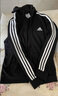 adidas休閑舒適三條紋毛圈布連帽夾克外套女裝秋季阿迪達斯輕運動(dòng)   黑色/白   S 曬單實(shí)拍圖