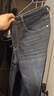 七匹狼牛仔褲男秋冬季時(shí)尚休閑加絨水洗保暖抗靜電柔軟舒適長(cháng)褲子男裝 曬單實(shí)拍圖