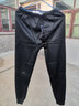 南極人（Nanjiren）保暖褲男士雙層搖粒絨護膝貼片加絨加厚打底保暖內衣下裝單件秋褲 男款黑色(單條) L 曬單實(shí)拍圖