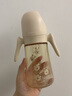 貝思卡兒兒童1-3歲PPSU防脹氣嬰兒護(hù)齒標(biāo)準(zhǔn)口徑防噴吸管感溫變色鴨嘴奶瓶 艾格白ppsu 300ml 鴨嘴+吸管組 曬單實拍圖