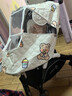 babyjianle嬰兒推車(chē)防風(fēng)雨罩秋冬保暖擋風(fēng)罩兒童寶寶車(chē)擋風(fēng)遮雨罩通用型配件 米色小熊-通用夾棉防風(fēng)罩 曬單實(shí)拍圖
