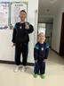 G.DUCKKIDS小黃鴨童裝男童秋裝套裝新款兒童衛(wèi)衣套裝帥氣男寶寶衣服春秋季 C字母灰色 90 建議80-90cm1歲半-2歲 曬單實拍圖