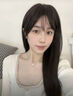 瑜品佳假發(fā)女不用戴發(fā)網(wǎng)頭頂補發(fā)全頭套長發(fā)增發(fā)量齊劉海輕薄無痕隱形款 免發(fā)網(wǎng)齊劉海棕黑色 長發(fā) 55cm 曬單實拍圖