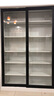 構際輕奢移門書柜推拉玻璃門展示柜鐵藝書架落地鋼制收納柜子密碼鎖 六層2米高130cm長書柜 曬單實拍圖