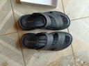 森達涼鞋男士夏季新款商場(chǎng)同款舒適平底休閑沙灘鞋1PY01BL4 黑色 43 曬單實(shí)拍圖