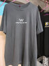 霧卡【純棉3件】短袖t恤男夏季新款純棉圓領(lǐng)T恤男寬松半袖打底上衣服t 【3件】倒W鐵灰+小PK黑+KEEP卡其 3XL (165-180斤內) 曬單實(shí)拍圖
