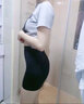 杰麗·莫克（Jerrie Mock）桑蠶絲高腰收腹內(nèi)褲女夏安全褲防走光不卷邊無痕高腰提臀打底褲頭 黑色+黑色 L 推薦100-120斤 曬單實(shí)拍圖