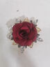 霧添花新款韓版布藝花朵胸針時(shí)尚百搭胸花大衣氣質(zhì)別針配飾 紅色花朵胸針  A01-201 曬單實(shí)拍圖