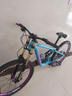 探路人軟尾山地自行車(chē)雙肩氣壓減震變速油碟速降26/27.5寸白胎學(xué)生單車(chē) 【黑胎版】戰斗灰 27.5寸 【350】雙簧前叉+藍圖10速 曬單實(shí)拍圖