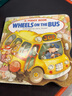 英文原版 巴士上的車(chē)輪 The Wheels on the Bus 寶寶 幼兒?jiǎn)⒚?紙板書(shū) 曬單實(shí)拍圖