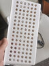 茶花塑料收納籃收納筐文件廚房桌面雜物筐化妝品圓點(diǎn)整理框儲物筐 S號【白色1個(gè)】 曬單實(shí)拍圖