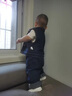 RB KIDS童裝男童套裝2025春秋新款中小童帥氣休閑牛仔兒童三件套 休閑三件套藍(lán)色 120  (建議身高110-120cm) 曬單實(shí)拍圖