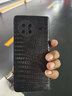 閃森【手工定制】適用vivo X Note手機(jī)殼真皮翻蓋手機(jī)套xnote鏡頭精孔全包保護(hù)套防摔男女款 黑色小鱷魚紋 曬單實(shí)拍圖