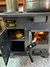 烽點(diǎn)全氣化無(wú)煙柴火灶臺農村家用燒木柴冬天室內取暖烤火升溫移動(dòng)爐子 中號金固氣化爐+3米煙管配件 曬單實(shí)拍圖