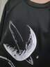 嘉曄圓領(lǐng)衛衣男春秋季2023新款韓版百搭長(cháng)袖美式上衣寬松oversize外套 黑色【好質(zhì)量】 L 【85-105斤】 曬單實(shí)拍圖