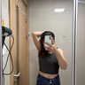 必邁新款女跑步競賽壓縮背心穩定支撐高碳舒適含胸墊瑜伽健身內衣 優(yōu)雅黑 L 曬單實(shí)拍圖