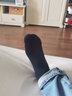 愛(ài)優(yōu)恩襪子男商務(wù)襪純色棉襪抑菌銀離子防臭中筒襪透氣吸汗長(cháng)襪 曬單實(shí)拍圖