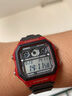 卡西歐（CASIO）手表男 小方塊狂飆同款 學(xué)生運動(dòng)表多功能持久電力男表情人節禮物 AE-1300WH-4A 曬單實(shí)拍圖