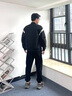 潮蒙駱休閑褲男春秋季新款衛(wèi)長(zhǎng)褲寬松大碼束腳運(yùn)動(dòng)百搭胖子褲子男裝 K005黑色 XL 【建議130-150斤】 曬單實(shí)拍圖