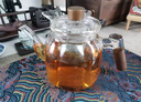 憶壺茶（YIHUTEA）茶壺玻璃燒水壺耐高溫大容量泡茶壺圍爐煮茶茶水分離煮茶器養生壺 全玻璃內膽過(guò)濾泡茶壺-透明 700ml 曬單實(shí)拍圖