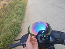 GUB 自行車騎行風(fēng)鏡鏡片炫彩/透明/黃色/灰色K80頭盔/PLAY頭盔K90吸磁鏡片 炫彩鏡片（K80/K90通用） 曬單實拍圖