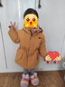 戴維貝拉（DAVE＆BELLA）童羽絨服冬裝男童女童輕薄羽絨服寶寶連帽外衣 曬單實(shí)拍圖