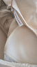 金三塔保暖背心女真絲拉絨帶罩杯背心秋冬保暖打底上衣NZFCD730 米色2100 XL 曬單實(shí)拍圖