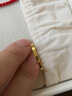 潮宏基 回潮黃金戒指女素圈指環(huán)手飾時(shí)尚通勤送女友生日禮物 計價(jià) 約1.9g 女士11號 曬單實(shí)拍圖