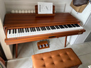 金色年代書(shū)桌抽屜電鋼琴88鍵重錘兒童初學(xué)者成人梳妝臺電子抽屜鋼琴 抽屜款棕色-重力度（無(wú)琴凳） 曬單實(shí)拍圖