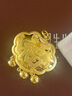 周生生足金望子成龍金鎖黃金鈴鐺吊墜掛墜82021P計價 9.78克(含工費280元) 曬單實拍圖
