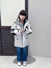 優(yōu)卡緹（YOUKATI）兒童羽絨服女童中長(zhǎng)款2025新款洋氣男童戶外反季中大童加厚外套 米白色 130 曬單實(shí)拍圖